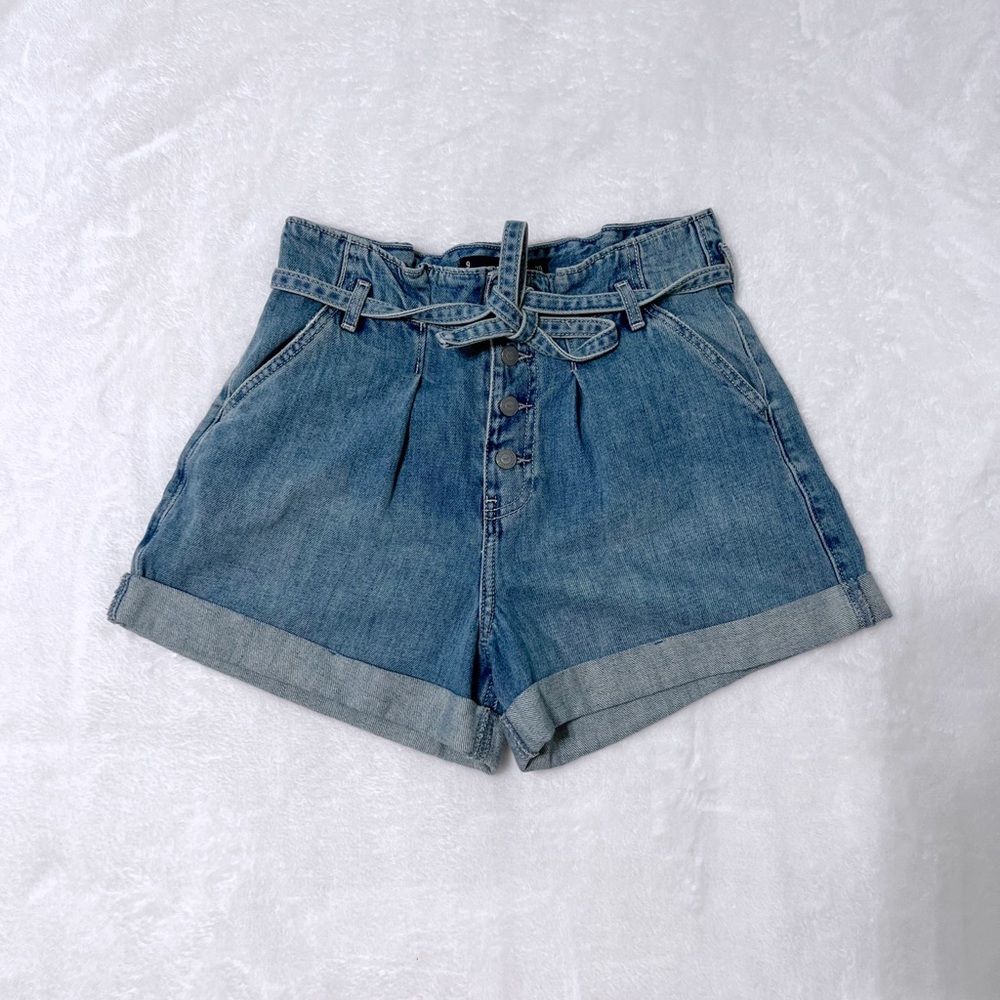 hollister high waisted mom shorts